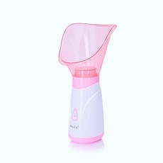 熱噴補水保溼噴霧儀家用面部加溼器蒸臉儀美容小型便攜補水儀現貨, 如圖所示, 粉色