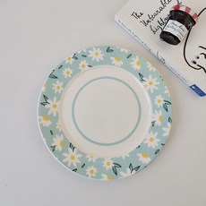 타원형 빈티지접시 카페 디저트플레이트, 1개