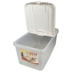 簡單樂活 BI-5880 小家庭米桶5KG 儲米器 附量米杯 掀蓋設計 台灣製造, 紅色, 1