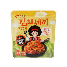 아워홈 김치세끼 볶은김치, 80g, 40개