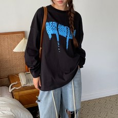 댄마샵 퀸 오버핏 긴팔티 쭉티 방송댄스복 줌바댄스복 에어로빅복