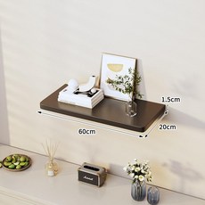 kururu 업소용까치선반 업소용상부선반, 1단, 블랙 60x20