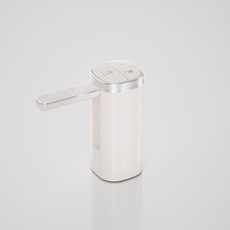 折疊款電動抽水器 USB充電 桶裝水抽水器 自動吸水 飲水機, 白銀, 1個, 600ml