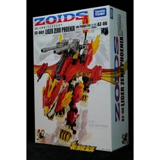 TAKARA TOMY ZOIDS 洛伊德 AZ-06 長牙獅零式 鳳凰 40周年限定 1/72 組裝模型, 1個, 輕微壓盒 長牙獅零式 式 鳳凰