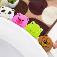 동물모양 양변기 손잡이 1P 화장실변기손잡이 양변기손잡이손잡이, 갈색, 상세표기