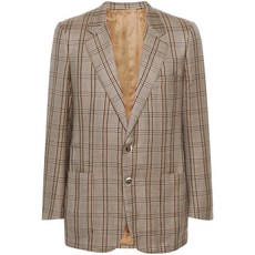 크리스찬 디올 중고 1970's 체크 패턴 클래식 블레이저