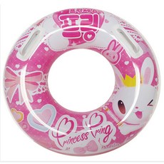 프린세스 프링 튜브 70 리본 하트 요술봉 20~65kg, 핑크, 1개