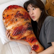 다다랜드 넙적다리 닭다리 인형 쿠션, 혼합색상