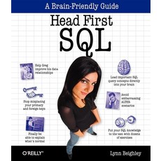 (영문도서) Head First SQL Paperback, O'Reilly Media, English, 9780596526849