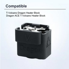 Trianglelab T-화산 용 실리콘 양말 고온 HOTNED Heater Block 3D Printer, 01 Silicone Sock, 04 4pcs