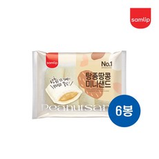 삼립 땅콩미니샌드, 80g, 6개