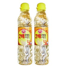 오뚜기 2배 현미식초 500ml 2개