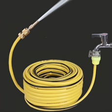 다용도 세차 정원 급수 채소밭 물주기 마당 청소용 스프레이 건, 고압 분사 건+연결 어댑터+방폭 호스10M+커넥터