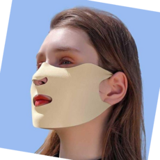 스포츠마스크 골프 안면 자외선 차단 마스크 빨아쓰는 스포츠 여름, 화이트