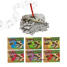 공룡화석 발굴체험 키트 어린이 과학교육 탐험놀이 고고학 체험학습 교구 창의력 개발, 1개