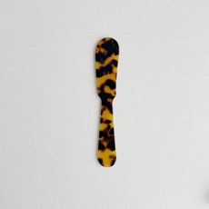 法式復古風果醬刀蛋糕勺甜品勺下午茶拍照道具黃油刀, 1個, 豹紋刀