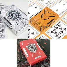 麥麥 生活館 漫威蜘蛛俠鋼鐵俠撲克牌 小紅書同款 高顔值花切黑豹撲克牌 學生, 紅色鋼鐵俠+銀色鋼鐵俠+金色鋼鐵俠撲克牌, 1個