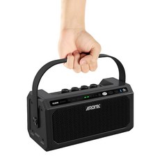 Ulumac Aroma 휴대용 10W 모노 일렉트릭 기타 연습 앰프 블루투스 5.3 및 OTG 직접 녹음 5채널 리버브/딜레이 효과 20가지 드럼 리듬 헤드폰 잭 5., Ulumac Aroma 휴대용 10W 모노 일렉트릭 기