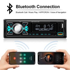 자동차 라디오 1 Din 스테레오 디지털 사운드 모듈 FM 수신기 음악 더블 USB/BT/TF 카드(대시 AUX 입력 MP3