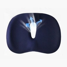 기능성 에어매쉬 도넛 꼬리뼈 쿠션 의자 방석, 도넛방석, 1개