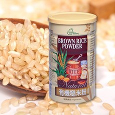 元豪 糙米粉 600g 罐裝, 1個
