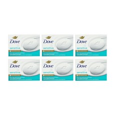 도브 뷰티 바 센서티브 스킨 비누, 6개입, 106g