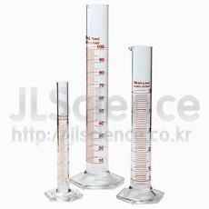 (YLS) 국산 유리 메스실린더 10ml ~ 300ml Graduated Cylinder Messcylinder 매스실린더 measuring cylinder, 100ml