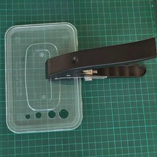 펀칭기 구멍 타공 휴대용 업소용 플라스틱 테이크아웃 상자 배달용기 수동 구멍뚫기 천공기, 6. 지름 0.6cm