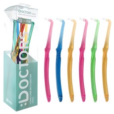 DOCTUS 縫隙尖端牙刷 臼齒尖頭型, 6入, 1個