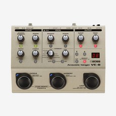 BOSS VE-8 Acoustic Singer 吉他/人聲效果器, 1個