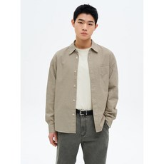 매장정품 에잇세컨즈 8SECONDS 체크 셔츠 올리브 265164AY1J 207142