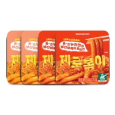 제로볶이 무설탕 뉴진면 떡볶이 혼합, 4개, 240g