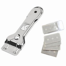 도나토르 인덕션 스크래퍼 + 리필 칼날 5p 인덕션 기름때 청소, 1세트