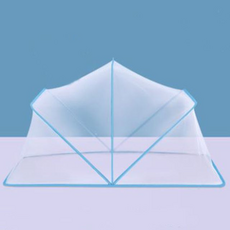 1인용모기장 야전침대모기장 캠핑용 휴대용 여행용 접이식 1인 싱글 모기장, 블루