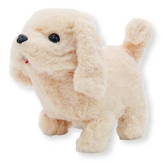 움직이는 강아지 토끼 고양이 인형 9종 리트리버 허스키 동물인형, 16cm, 리트리버 브라운, 1개