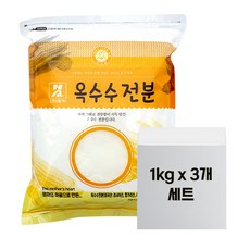 소연식품 옥수수전분100% 1kg x 3개