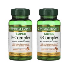 Nature's Bounty 네이쳐스바운티 Super B-Complex 2set, 150정, 2개