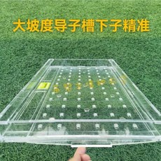 台灣出貨 育苗農用穴盤播種蔬菜神器手動工具辣椒白菜芹菜新款點播器, 1個, 升級型50孔方孔,西瓜