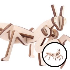 영플래닛 사마귀 만들기 만들기 세트 DIY 곤충 만들기 취미 모델 키트 교육용 창의력 어린이 목재 키트