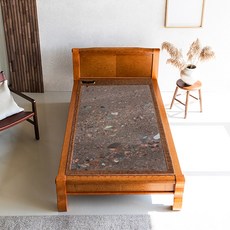 구들장 통구리SS 슈퍼싱글 홍칠보석 돌침대, 브라운