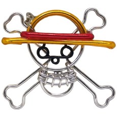 Wire lover 情鋁創意折字草帽骷髏頭，登山遮陽帽，情侶款個性時尚, 詳見包裝