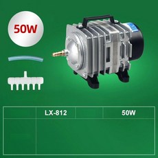 기포기 양식장 산소 발생기 펌프 낚시터 고출력 연못 통 충전식 수족관 에어 어항 30W + 12m호스 버블스톤6개, 1개