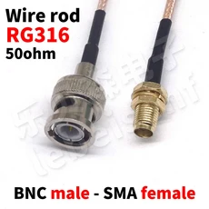 BNC - SMA 동축 RF 케이블 RG316 어댑터 안테나 연장, 03 15cm, 06 SMA-K BNC-J