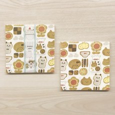 mizutama x 古川紙工 CAKE SHOP系列 便條紙, 1個, 02.餅乾