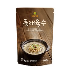 진한 들깨육수의 풍미를 담은 담백한 들깨 육수 500gX5팩, 5개, 500g