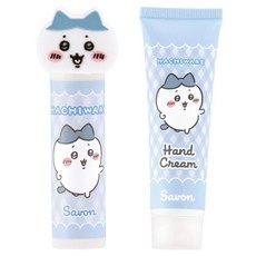 치이카와 마스코트 립밤 하치와레 20g + 핸드크림 사봉향 30g