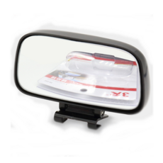 락모터스 자동차 사이드미러 보조거울 사각지대 주차보조 백미러 광각미러 후진거울 차량용, 1개, 블랙