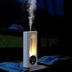 HK sell 엘르 자동 디퓨저 무드등 대용량 방향제 스마트 디지털 자동분사, 260ml, 1세트, 샹그릴라