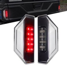 CPOWACELED후미등2015-2020폴라리스레인저570풀사이즈XP9001000/제너럴1000리어브레이크스톱러닝후미등어셈블리액세서리2412774교체용스모크블랙128689, 스모크 블랙