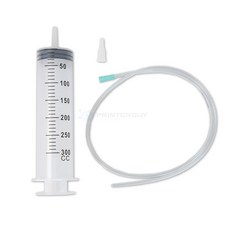 300ml 대용량 주사기 공업용 오일 정비 소분 실험용 잉크 충전 다용도